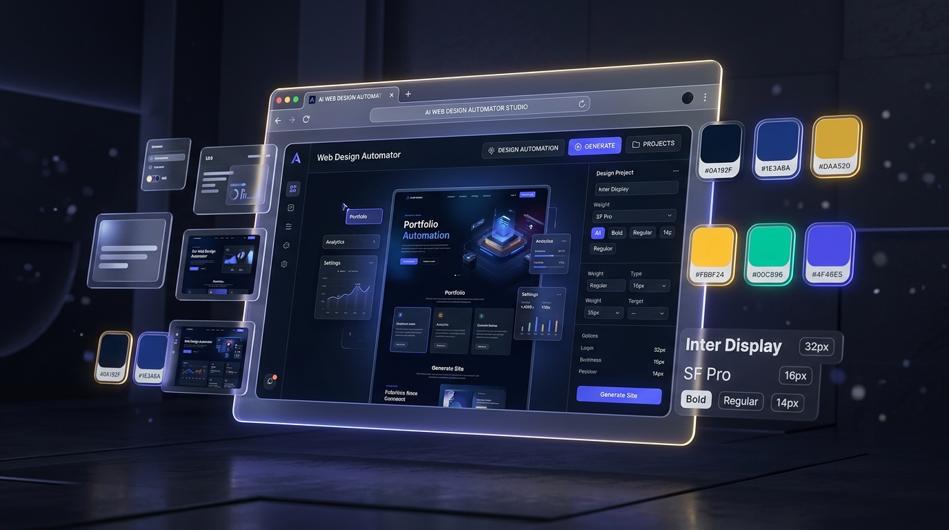 AI Web Design Automator Studio