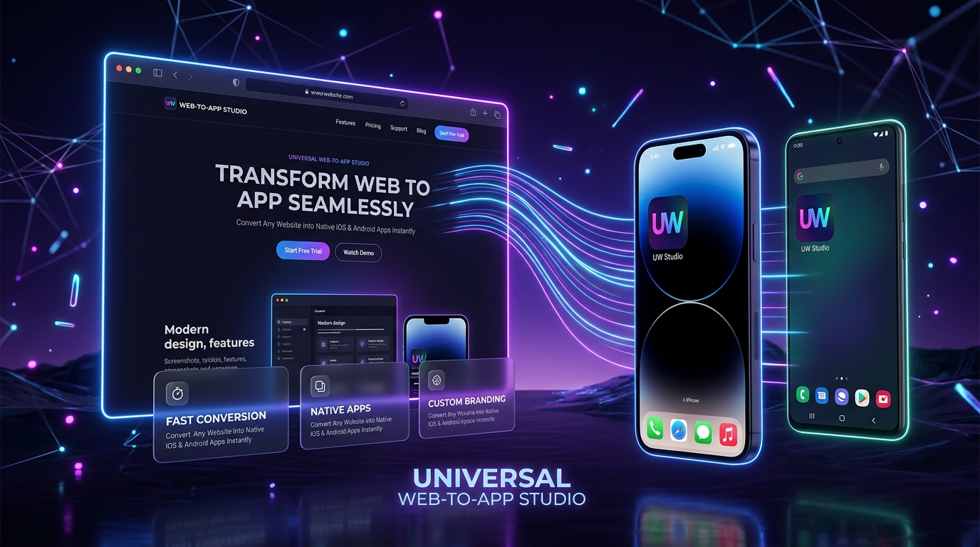 Universal Web-to-App Studio Pro